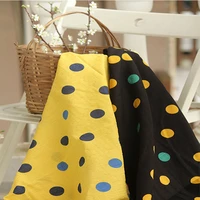 handmade hanfu cheongsam dress fabric skin friendly and comfortable slub pattern bubble cotton polka dot
