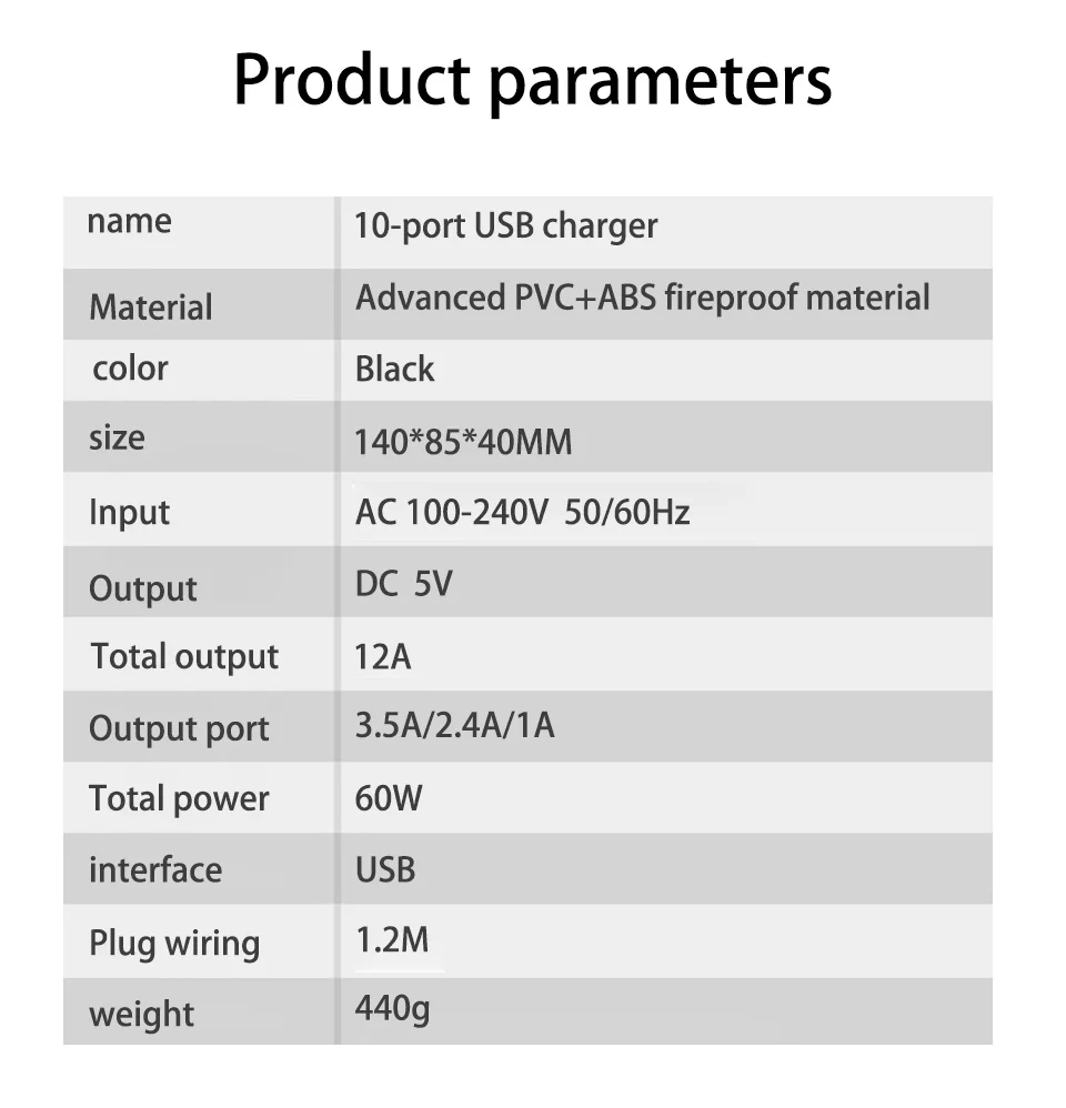 USB зарядное устройство смарт быстрый адаптер для iPhone X XR 7 для Xiaomi для samsung S10 Plus телефон 6 портов США вилка настольная зарядная станция