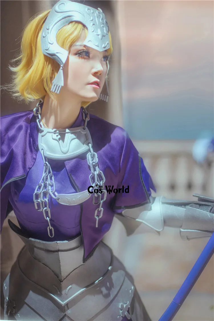 Fate Apocrypha линейка сцена 2 Joan of Arc Jeanne dɺrc платье плащ униформа наряд аниме