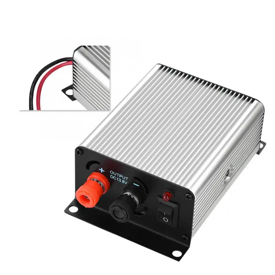DC 24V до 13 8 V 45A переключение Питание силовой трансформатор для авто мобильное
