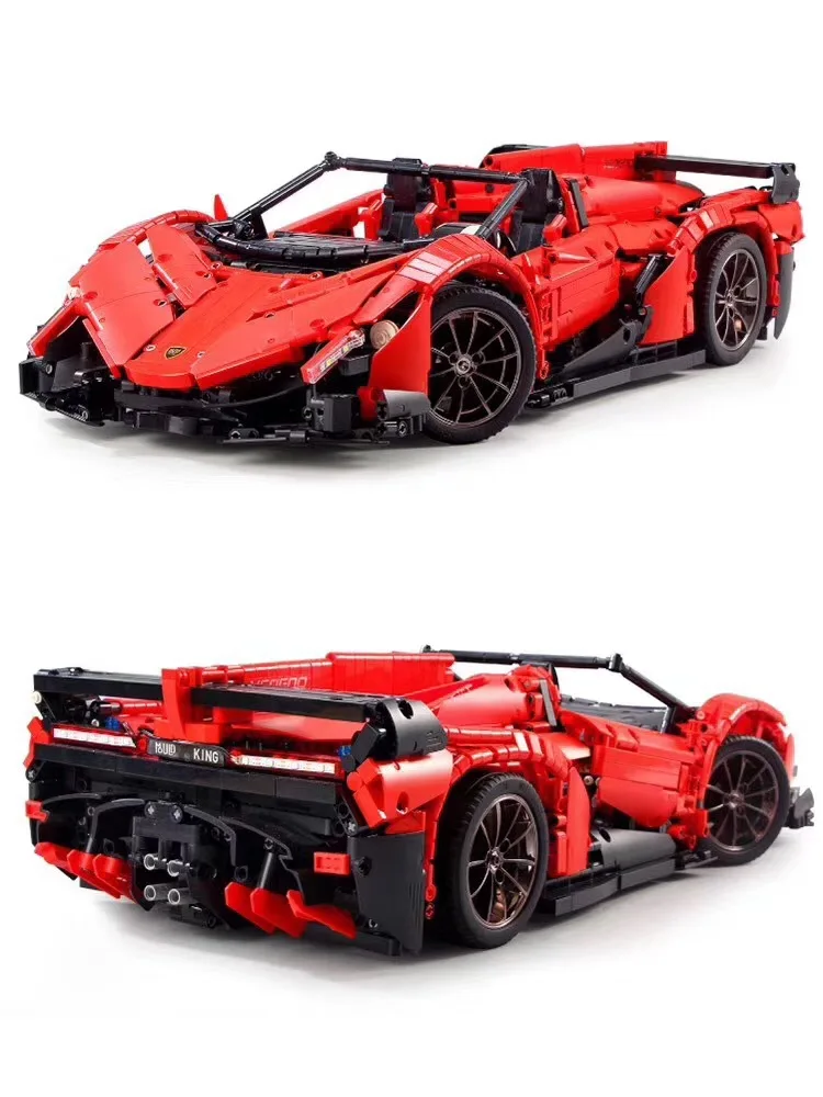 Новые Строительные блоки 2 4G RC автомобиль Roadster с электрической функцией