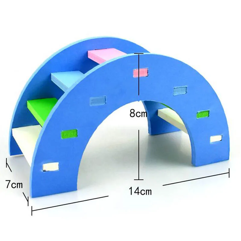 Хомяк Игрушка лестница для хомяка Радуга мост игрушки домашних животных