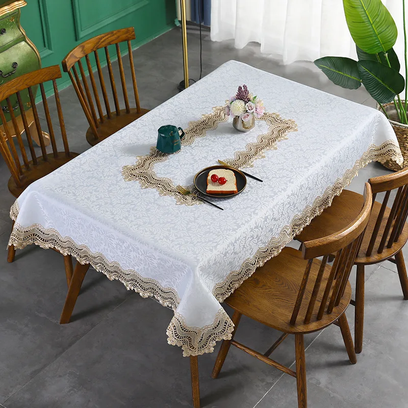 Модная дизайнерская роскошная кружевная скатерть в скандинавском стиле