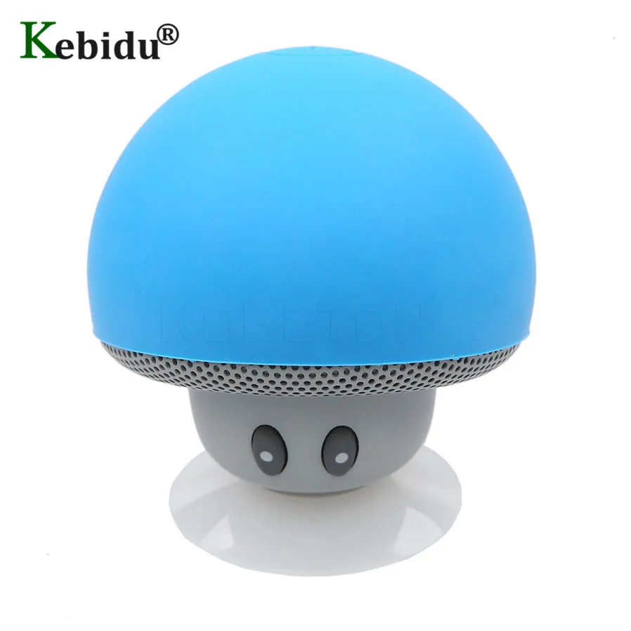 Kebidu горячий портативный Bluetooth динамик в форме гриба водонепроницаемые колонки