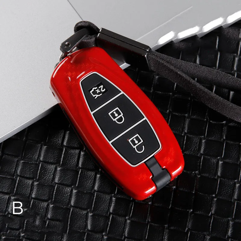 

Galvanized Alloy Car Key Case Cover For Ford Fiesta Focus 23 MK2 MK3 Mondeo MK4 Ecosport Kuga Escape Explorer Ranger Covers