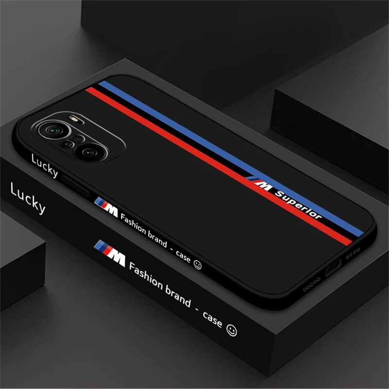 

Luxury Brand Fashion Case Xiaomi Redmi K40 K30 K20 Note 10 9 8 7 Pro K30S POCO F3 X2 Case Soft Liquid silicone protective Cover