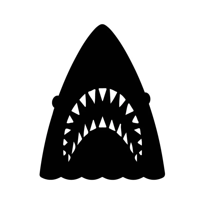 

LLY-1862 Creativity SHARK HEAD Personality Car Sticker PVC auto window bumper Sunscreen waterproof Cover scratches decals decor
