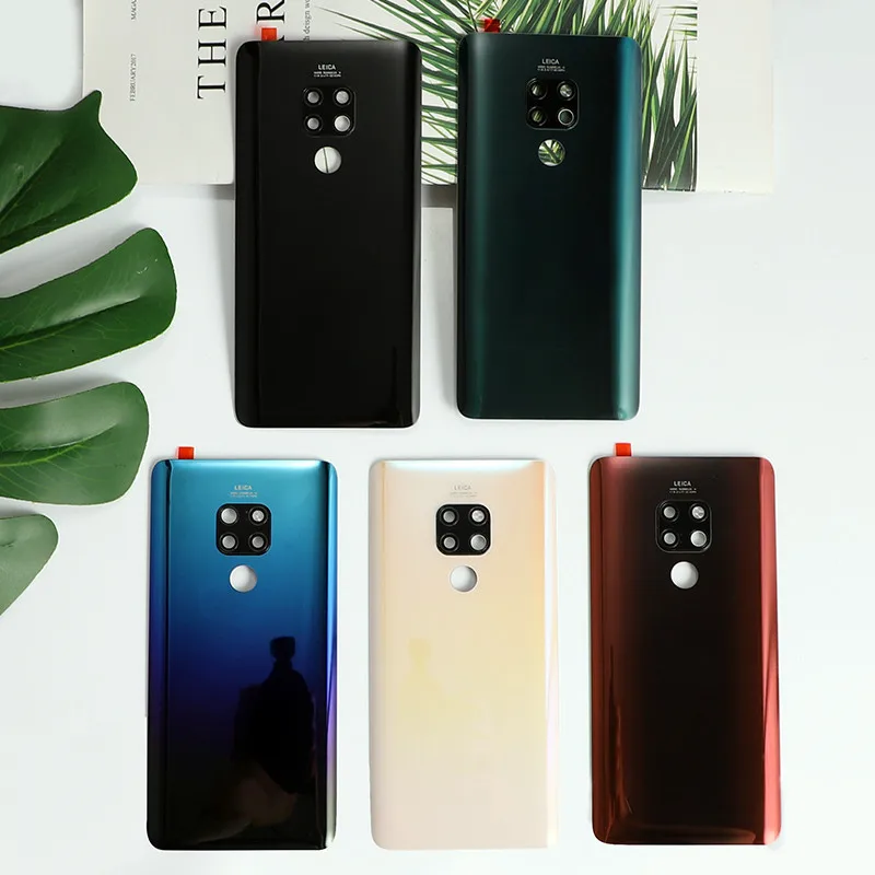 Mate20 корпус для Huawei Mate 20 Стеклянная Крышка батарейного отсека Ремонт Замена
