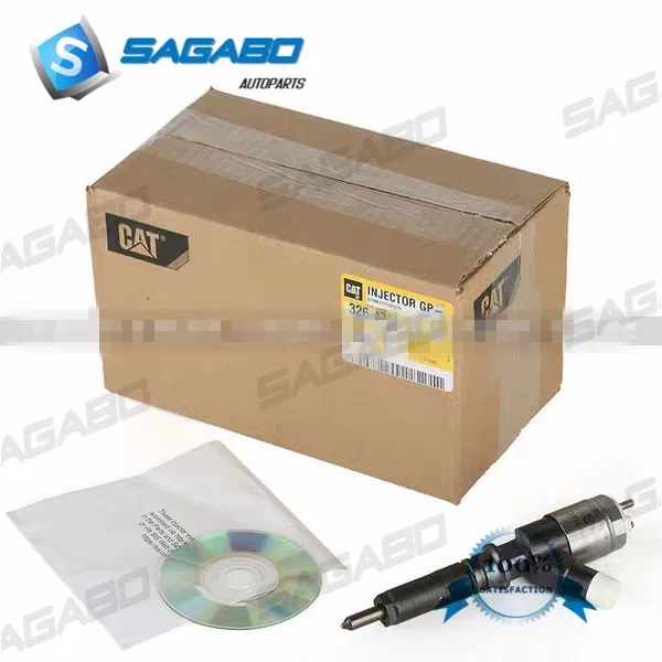 

6 PCS Original new injector 326-4756 3264756 for 312D excavator 32F61-00014