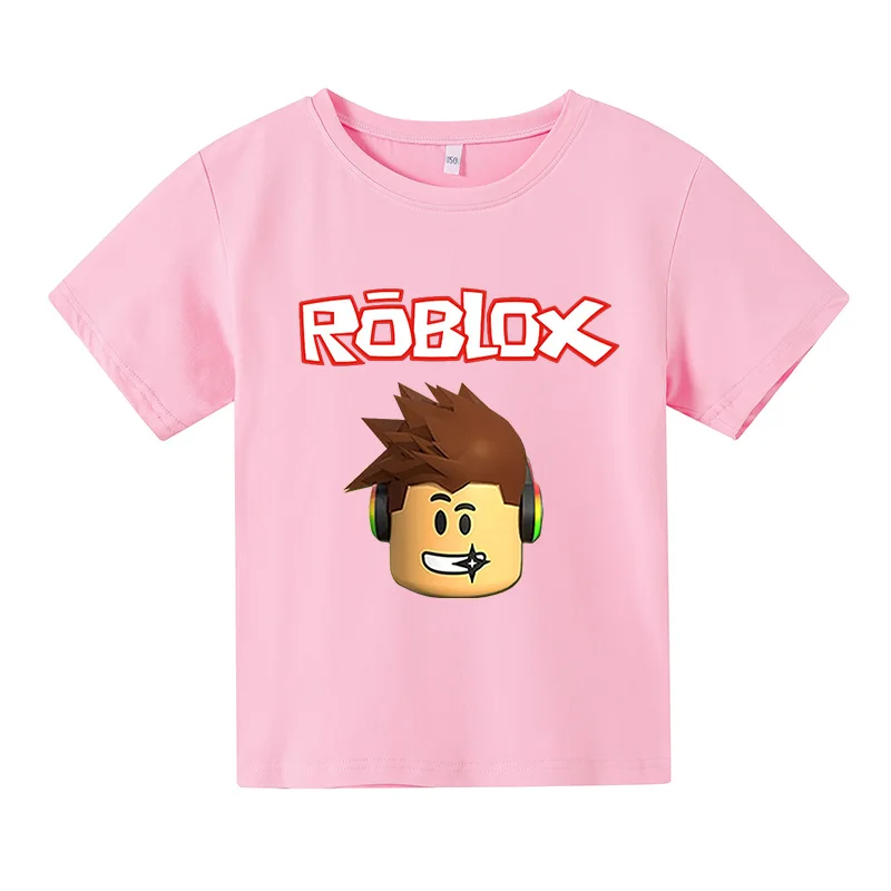 Новинка 2021 Детская футболка Robloxing детские футболки большого размера для