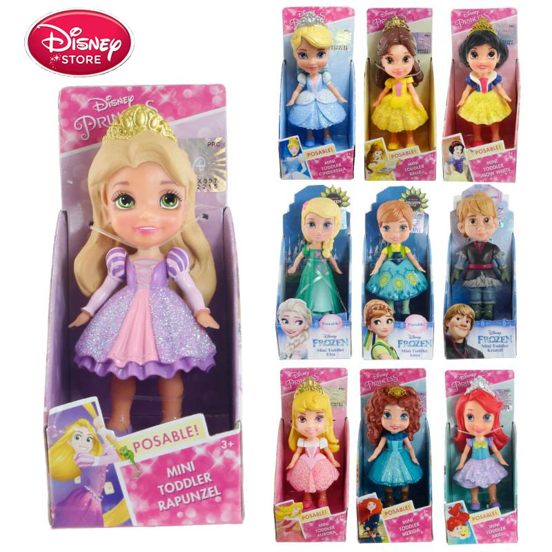 Disney платье принцессы «Холодное сердце» 2 фигурка Анна Эльза, Белль София «Ариэль» карнавальные костюмы Белоснежки, Золушки Рапунцель Фигурки игрушки Рождественский подарок