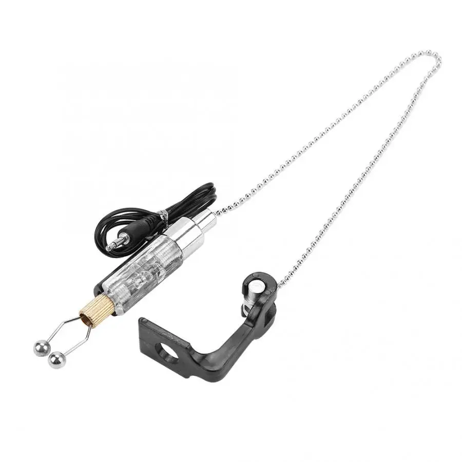 Электронный портативный звуковой сигнал тревоги для укуса рыбы + светодиодный