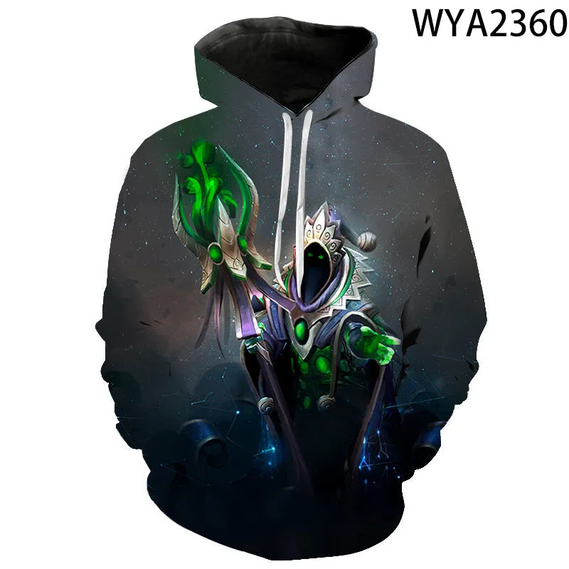

Игры Dota 2 2021New 3D балахон для мужчин больших размеров с капюшоном Детский свитер с принтом в стиле Харадзюку стильный Мода с капюшоном