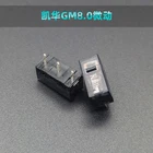 Переключатель мыши Kailh GM8.0 Micro Swicth GM, кнопка с красной точкой, 80 миллионов нажатий, срок службы, подходит для Logitech G403 G900 G903 G102, 2 шт.