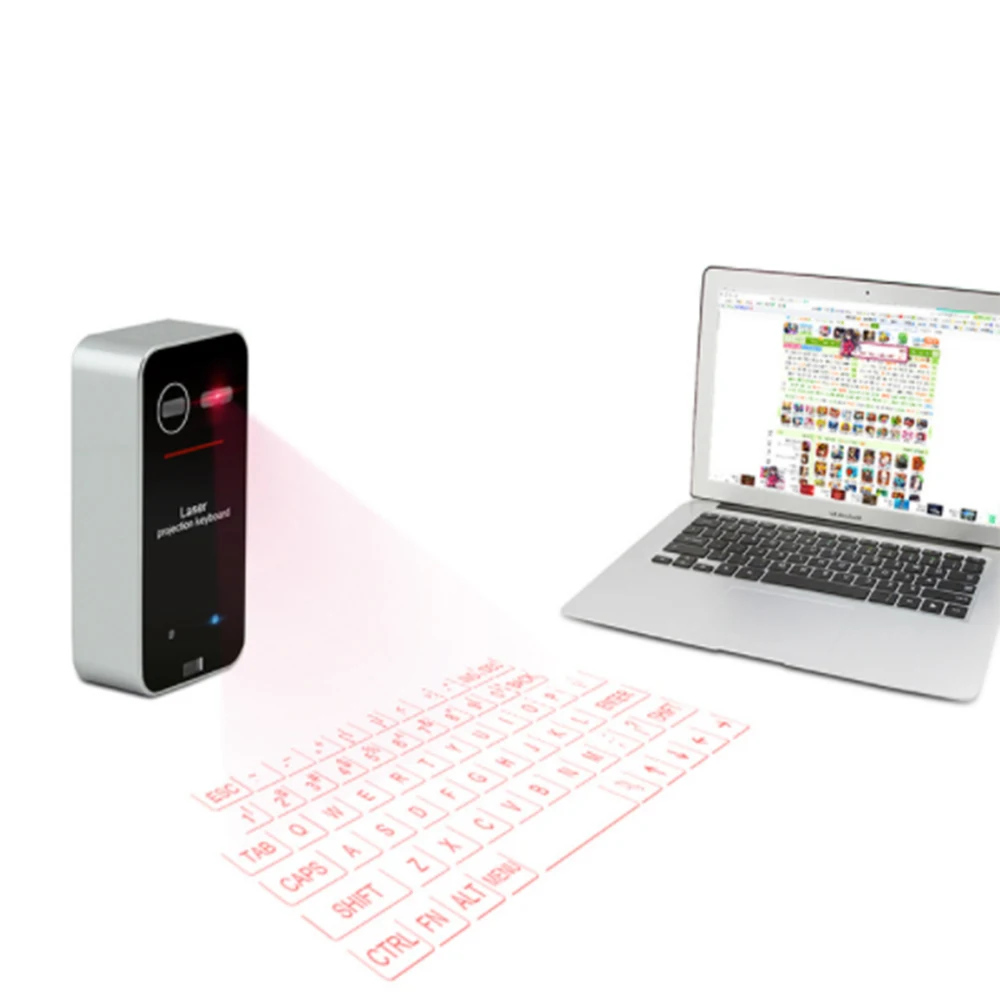 

Portable keyboard Bluetooth Laser keyboard Wireless Virtual Projection for Iphone Android Smart Phone Ipad Tablet PC Notebook