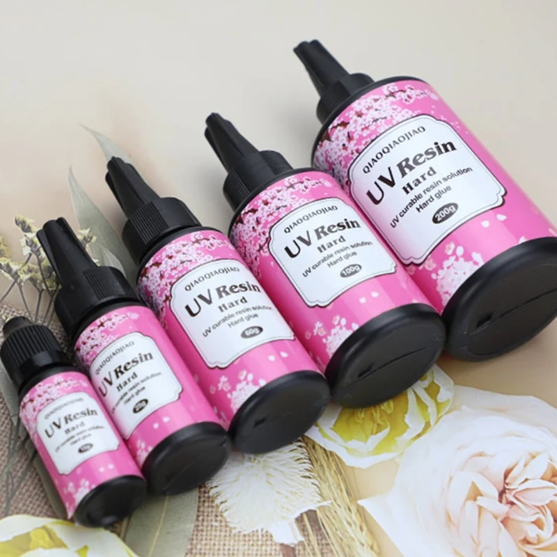 

15g 25g 60g 100g 200g UV Resin Hard Type Crystal Clear Glue Ultraviolet Curing