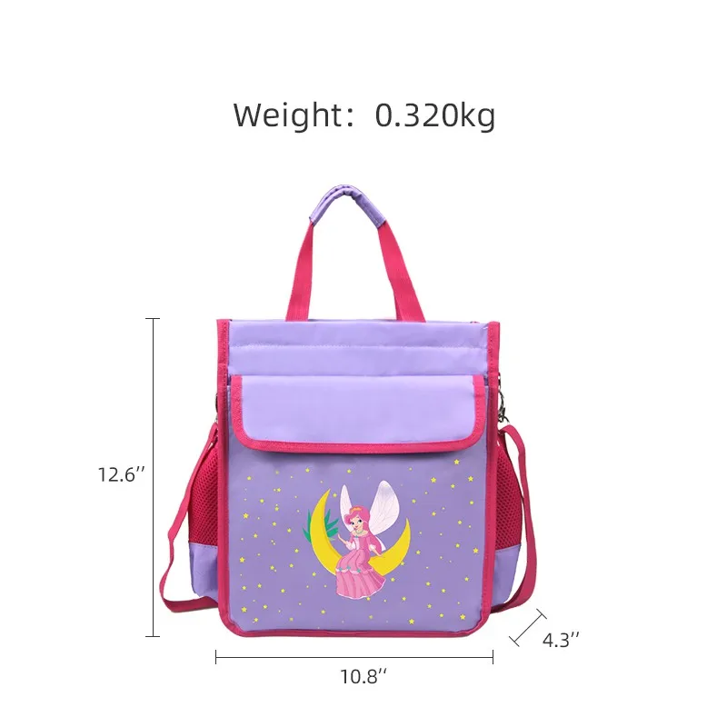 

Tote Bag with Adjustable Detachable Shoulder Strap for Kids Large Capacity Waterproof Single Shoulder Crossbody Bag Cute Handbag