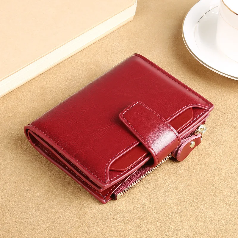 

Genuine Leather High Capacity Women's Wallets Coin Wallet Women Purse Passport Covers Multi-function Card Package Card Holder