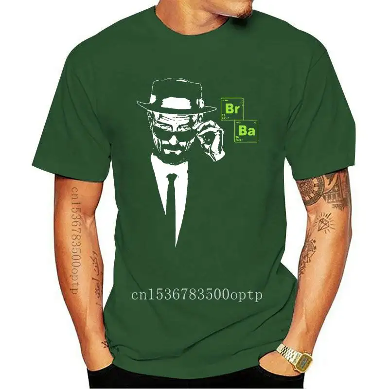 

2019 Funny Heisenberg Men's T-Shirt Summer Fashion Tee Shirt Free design logo T Shirt