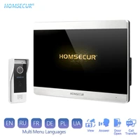 homsecur 4 wire ahd video door phone intercom system with call transfer motion detection record snapshot bc031hd bbm715hd s