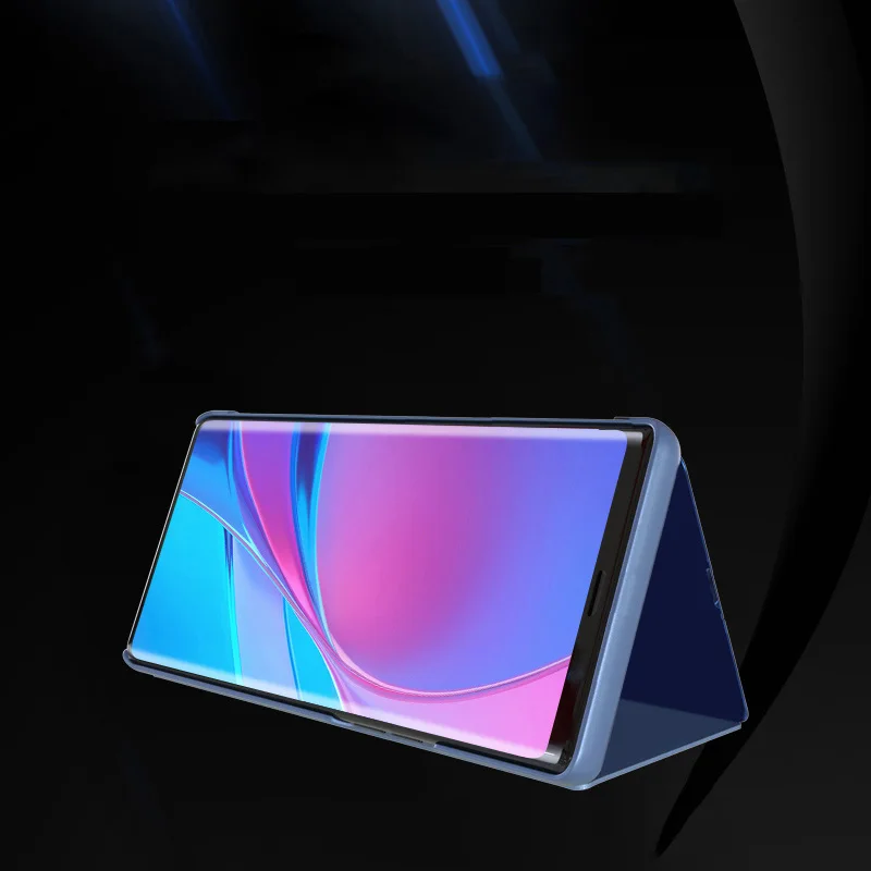 Для MOTO G8 Power Phone роскошное покрытие для чехла умное зеркало откидная подставка