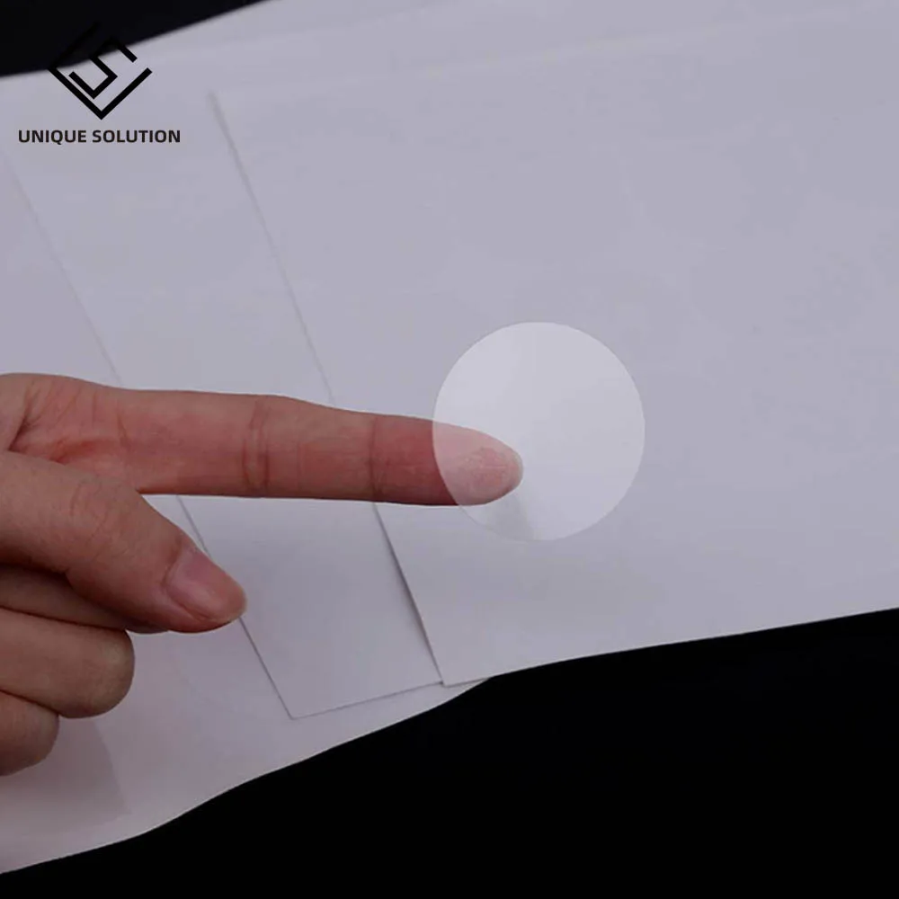 Круглый диаметр Прозрачные этикетки из ПВХ 1 5/2/2 5/3/3 5/4/5 см|Детали принтера| |