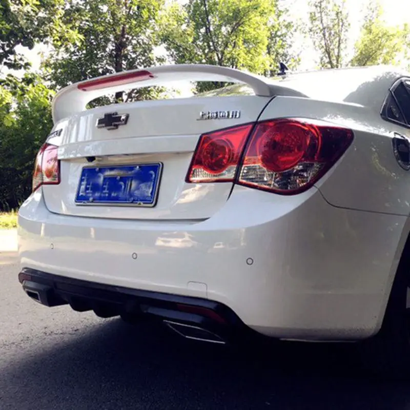

For Cruze Spoiler ABS Material Car Rear Wing Primer Color Rear Spoiler Press the tail For Chevrolet Cruze Spoiler B 2009-2014