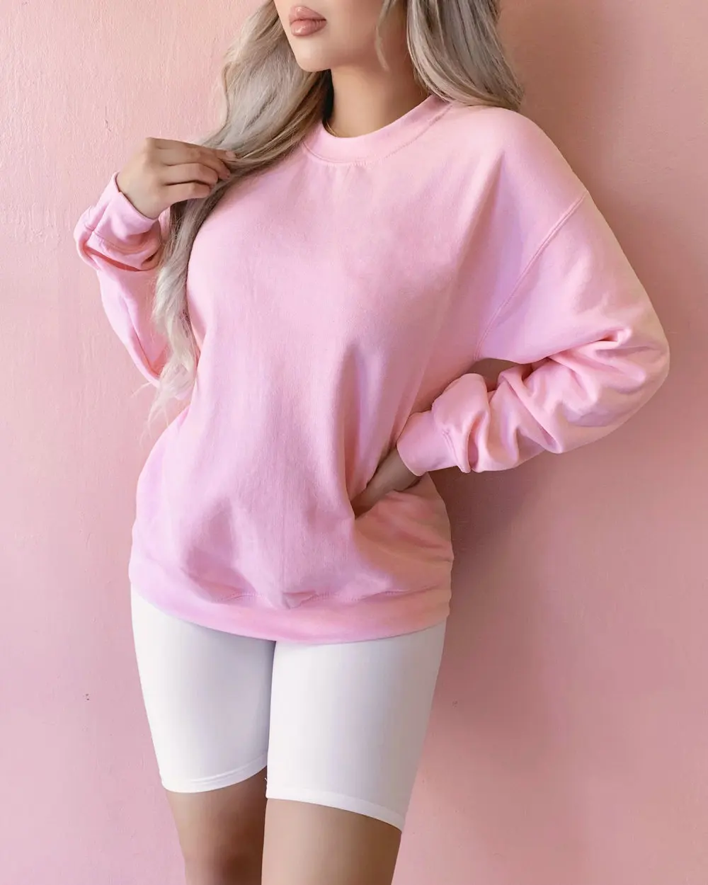 

2021 Hot Sale New Design Styele Casual Clothing Sweatwear Sweet Sexy Fashion Soft Good Fabric Women MLT011