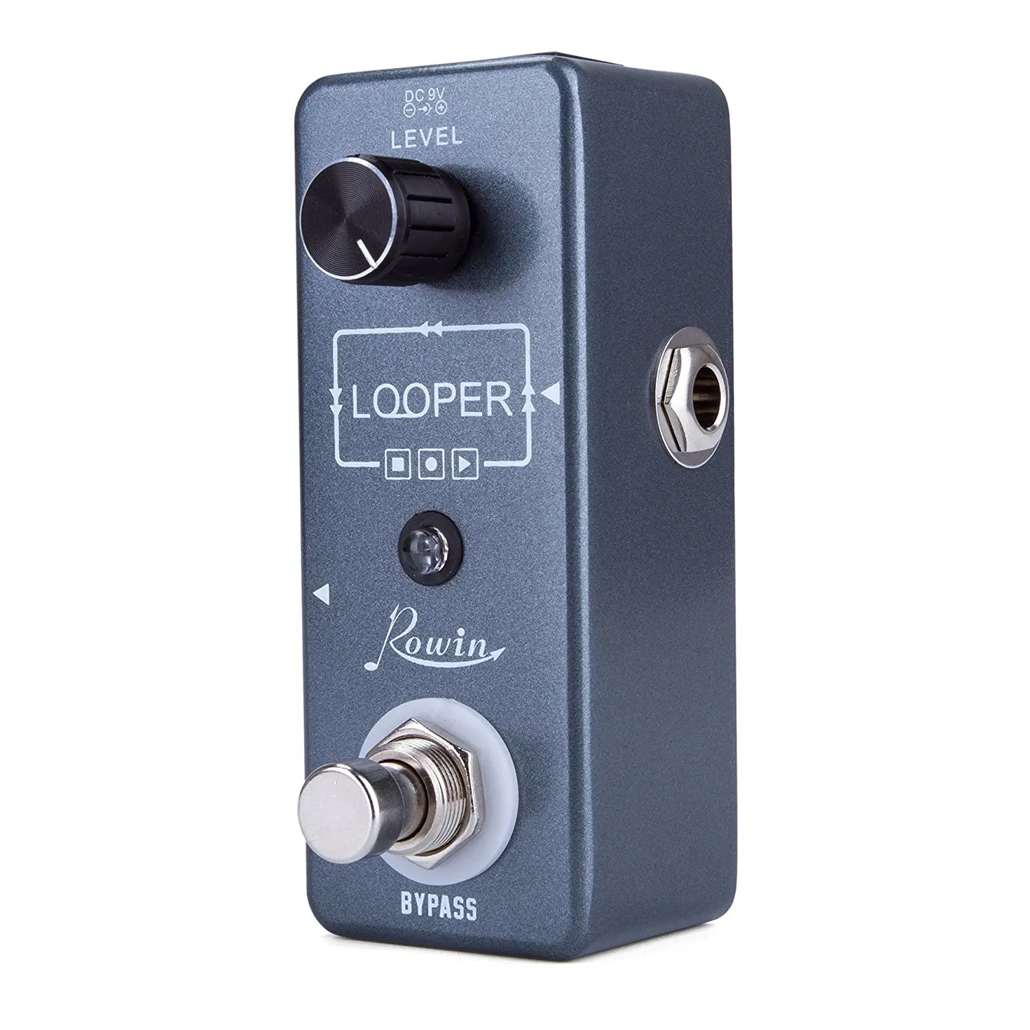 gitarre looper pedal rowin lef 332 für elektrische gitarre bass 10 min aufnahmezeit digital looper wirkung pedale free global shipping