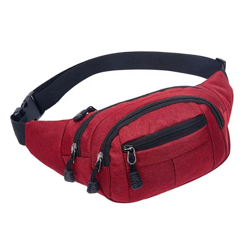 

Classic Fashion Unisex Casual Travel Bum Bag Fanny Waist Pack Zipped Outdoor Sports Shoulder Bag Cellphone Chest Hip Pack