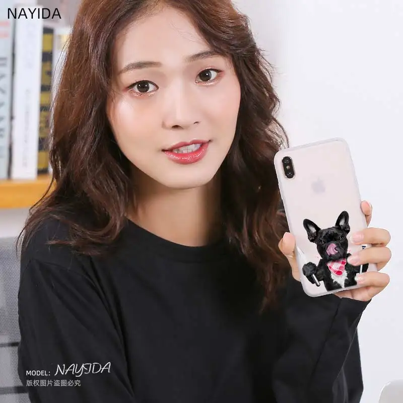 Роскошный мягкий чехол для Huawei Honor 30 20 Pro 10 9 9X Lite 10i 9a 8a 7a 30s с французским бульдогом |