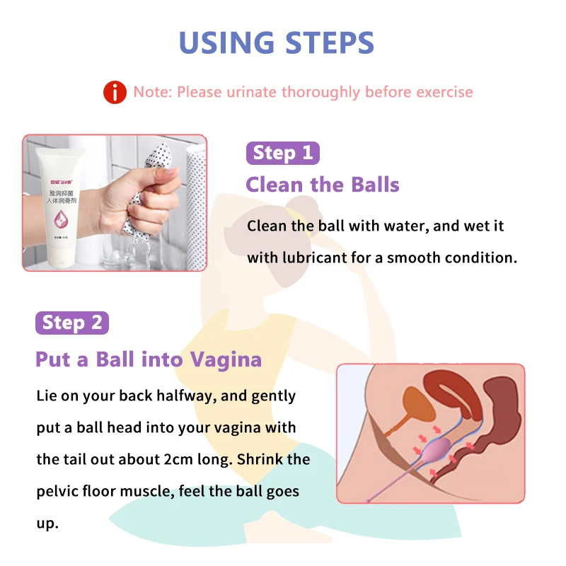 Кегелевые шарики медицинский силиконовый утягивающий тренажер мячи для