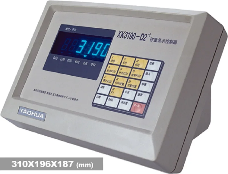 

Yaohua electronic truck scale instrument xk3190-d2 + electronic weighbridge display