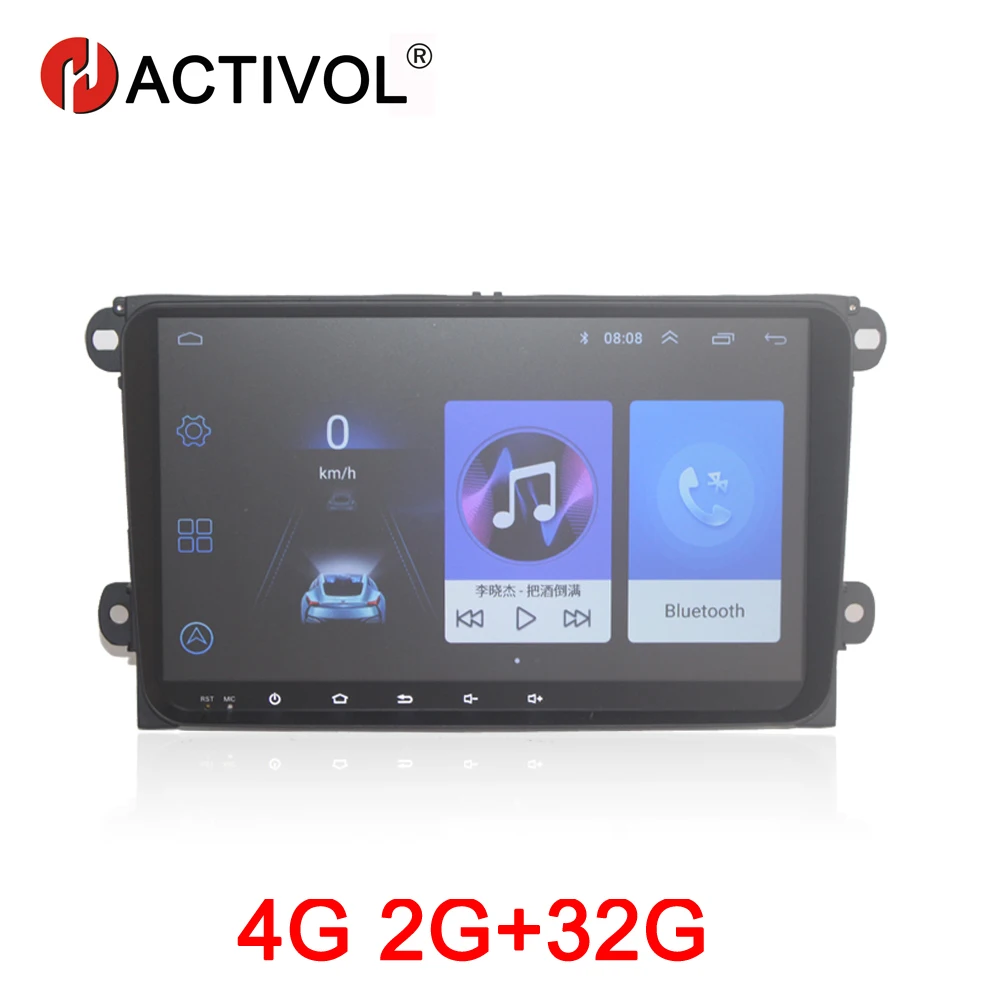 HACTIVOL 2G + 32G Android 8 1 Автомагнитола для Volkswagen Skoda/Seat/Passat b7/POLO/GOLF 5 6 автомобильный dvd