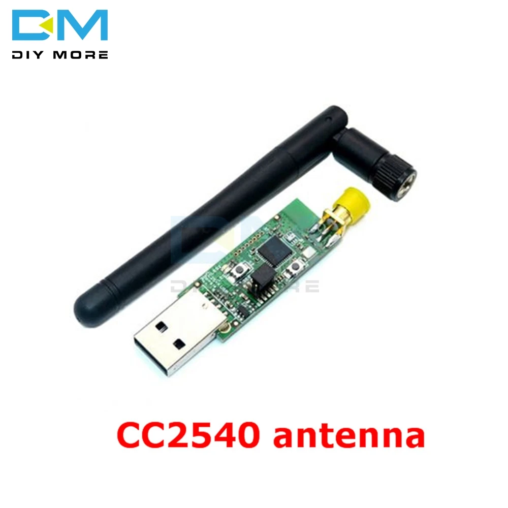 CC2540 antenna Беспроводной Zigbee CC2531 CC2540 анализатор голых пакетов модуль Zigbee эмулятор CC отладчик CC1110 Smartrf04eb - Цвет: CC2540 antenna