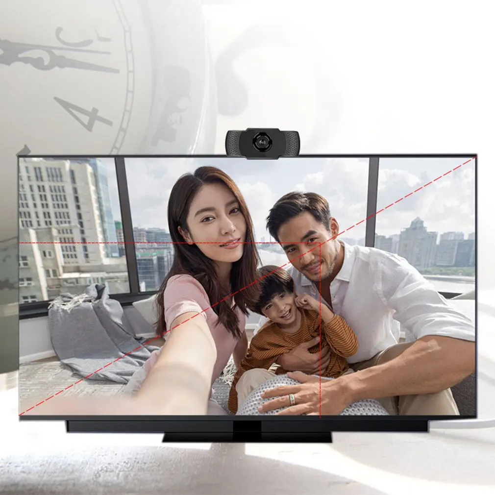 

HM-USBCAM101 Webcam Computer PC Web Camera With Microphone For Video Broadcast Live Calling Conference MAC PC