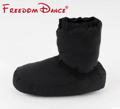 Теплые балетные ботинки унисекс теплые для танцев защита стопы домашняя обувь