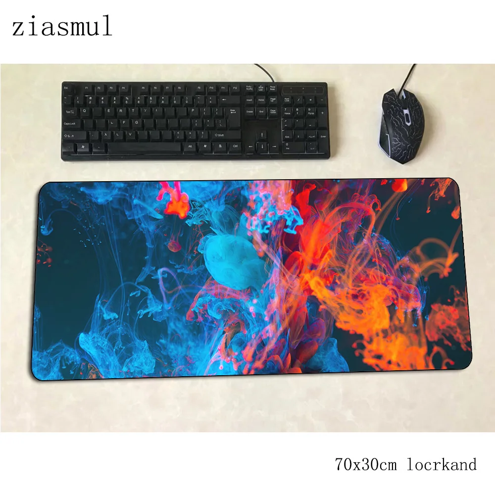 Rgb коврик для мыши 70x30 см, игровой коврик для мыши, анимэ, натуральный каучук, офисный коврик для ноутбука, Kawaii padmouse, игры, pc gamer, коврики
