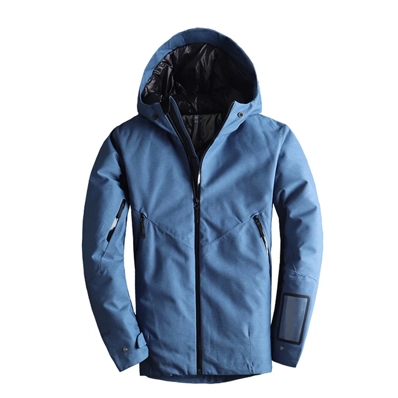 Мужская одежда Monclair 2019 зимний пуховик куртка верхняя с капюшоном толстый теплый