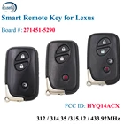 Кнопка для внедорожника, подходящая для Lexus RX350 RX450 RX450h GX460 LX570 CT20, смарт-ключ для автомобиля, чип 4D 271451-5290, идентификатор FCC: HYQ14ACX