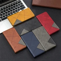 geometric phone case for galaxy note 20 s20 ultra s10 plus a51 a71 a70e a41 a11 a01 a21 a20s a50 leather flip card holder cover