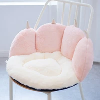 504326cm new stuffed colorful cat paw fuzzy plush sofa seat cushion animal indoor floor chair pillow for winter warm