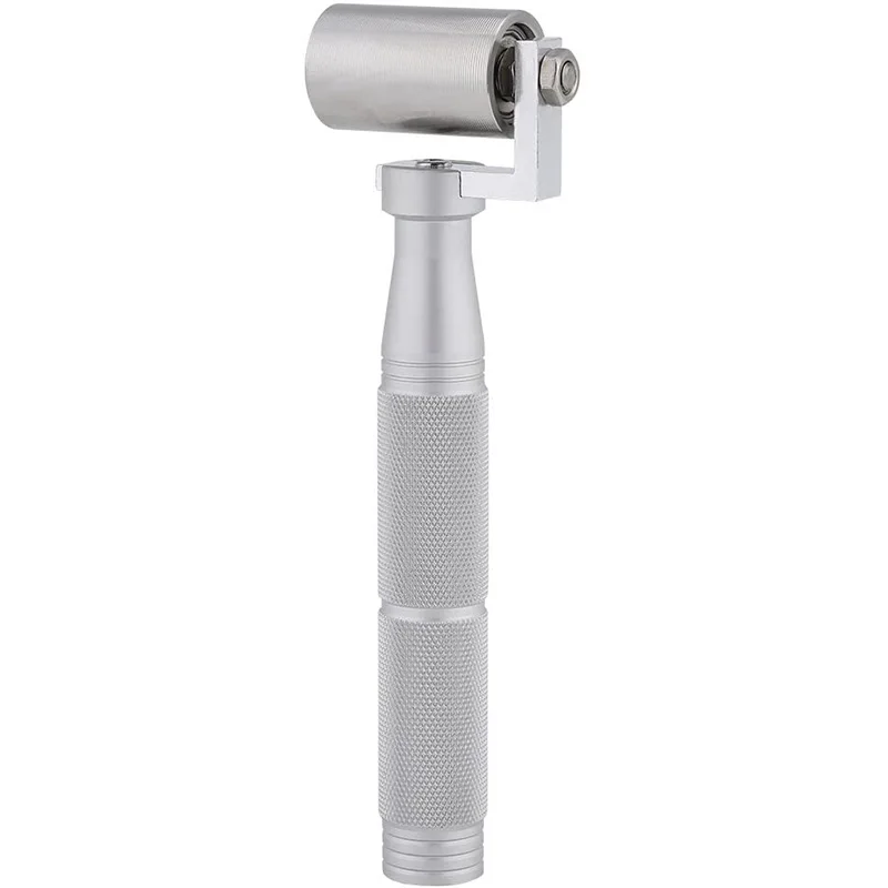 

40mm Stainless Steel Wallpaper Seam Roller Tool Flat Pressure DIY Plate Hand Roller Paint Tool