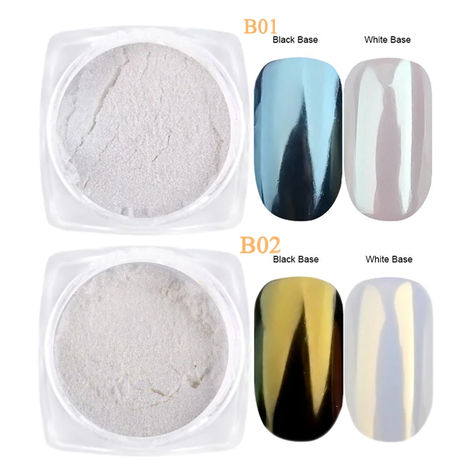 1 г перламутровый порошок для дизайн ногтей блестящее зеркало русалки эффектом