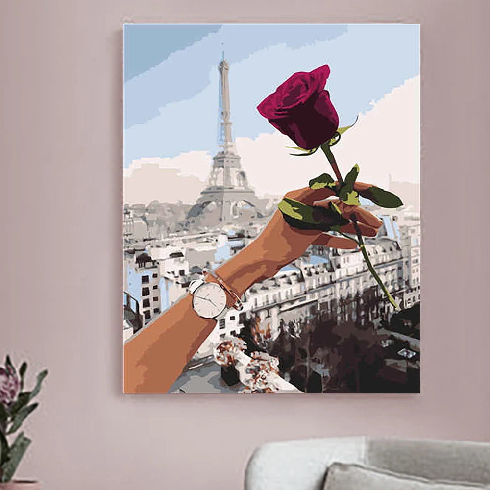 Outskirt фото Olieverfschilderij Ван песни подарочный набор Краски Раскраска по номерам CanvasGift