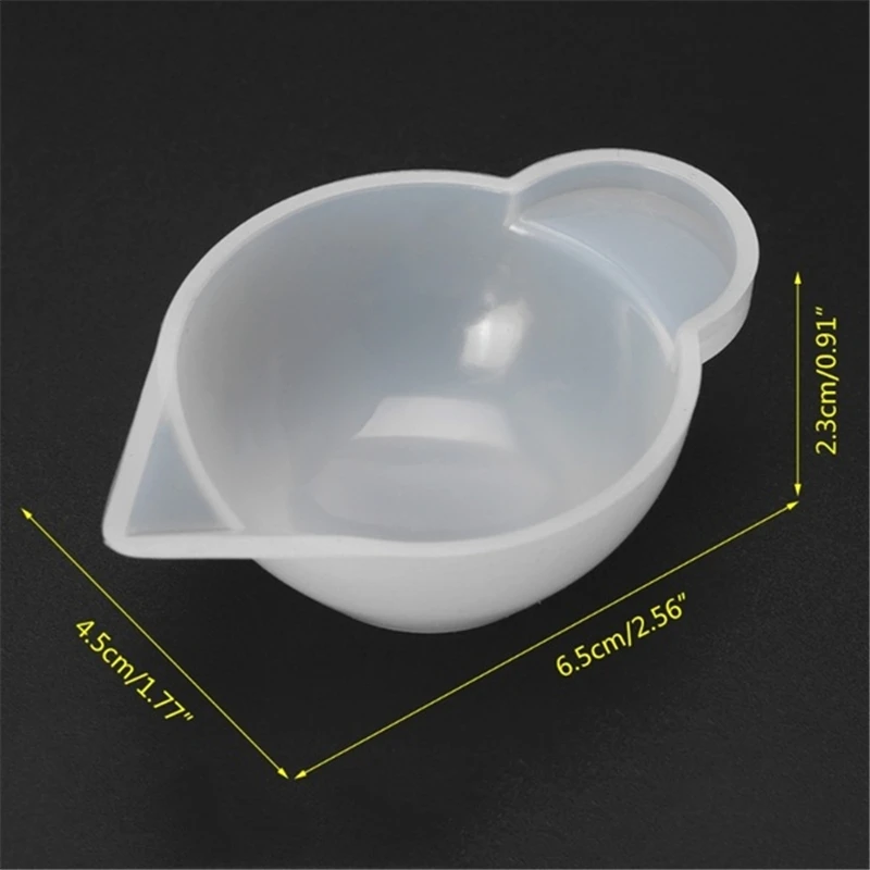 

3Pcs Silicone Mold Cup Dispenser DIY Epoxy Resin Jewelry Making Tool Color Modulation