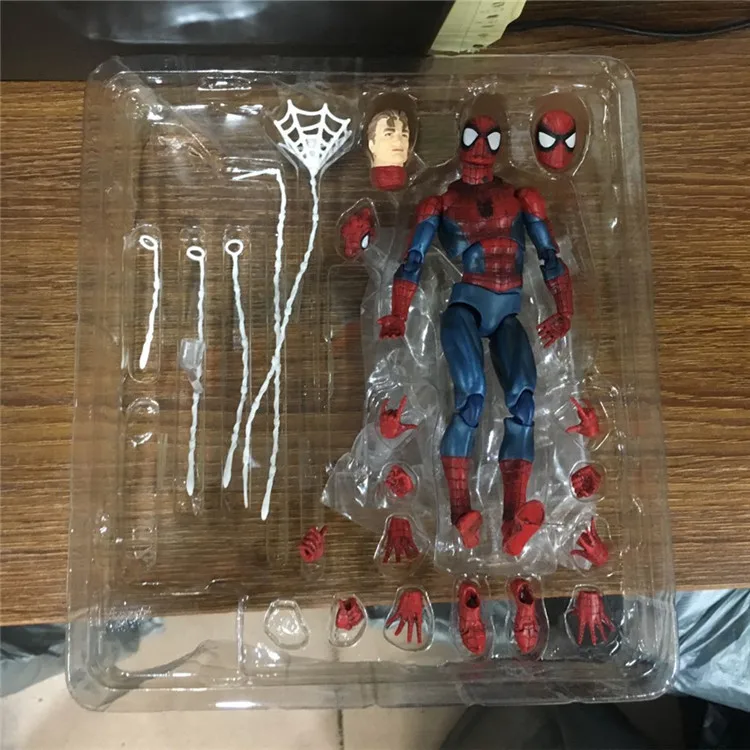 

MAFEX075 Marvel Spiderman Action Figure The Amazing Spider-man Toys