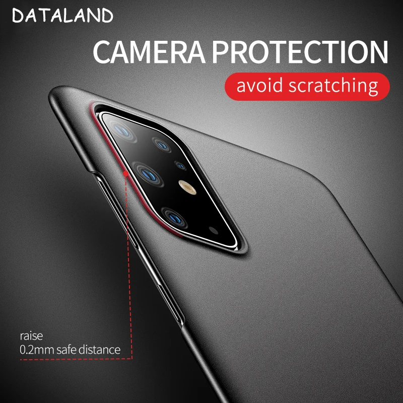 Ультратонкий матовый жесткий чехол из поликарбоната для Samsung Galaxy S20 Plus | Мобильные