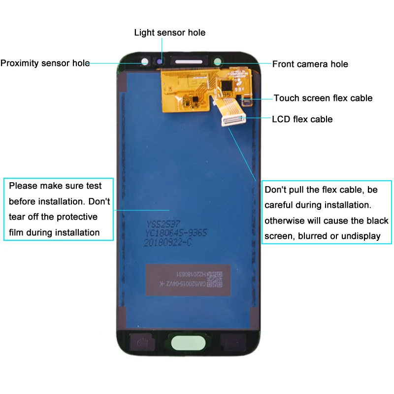 Дисплей j5 pro для Samsung Galaxy j5 дисплей J530 J530F SM-J530F ЖК-дисплей+ сенсорный экран дигитайзер сборка