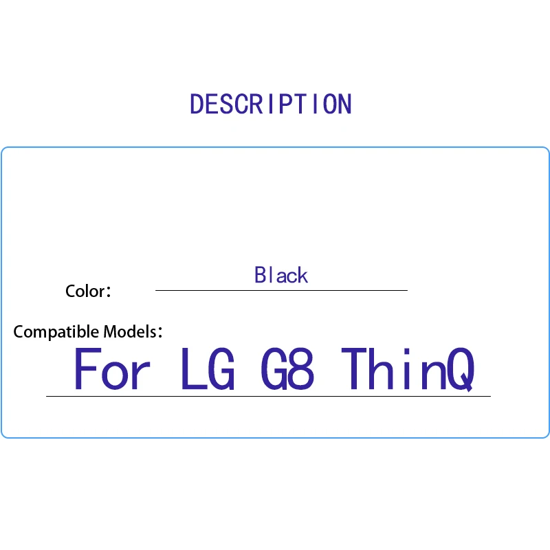 

6.1" With Frame ORIGINAL lcd For LG G8 ThinQ LCD Touch Screen Digitizer Assembly For LG G8 LM-G820N G820 LM-G850 G820UM lcd